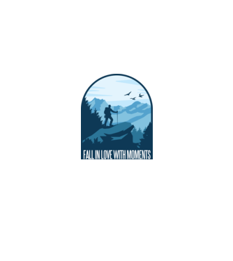 Fall in love with moments model turcoaz pe tricou