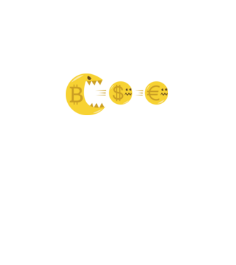 Bitcoin Pacman model  pe tricou