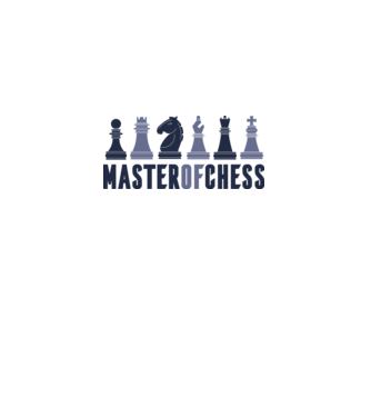 Master of Chess model alb pe tricou