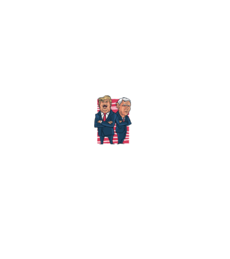 Trump Pence USA model gri pe tricou