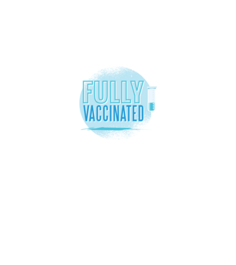 Complet vaccinat model albastru jeanși pe tricou