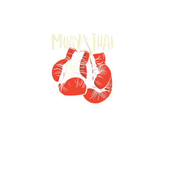 Muay Thai model negru pe tricou