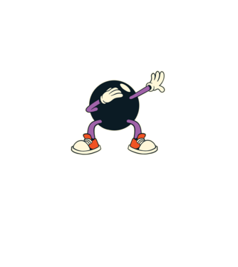 Bowling DAB model  pe tricou