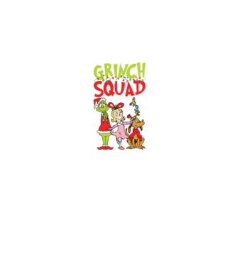 Grinch Squad model negru pe tricou