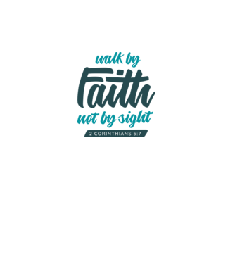 Walk by faith - Religie model galben neon pe tricou
