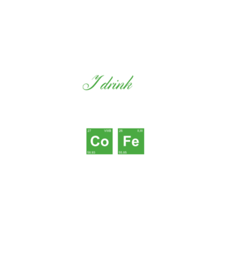 i drink insane amount of coffee model negru pe tricou