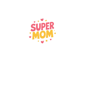 Super Mom Negru model negru pe tricou