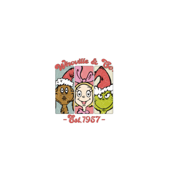 Whoville & Co. - Grinch model roz deschis pe tricou
