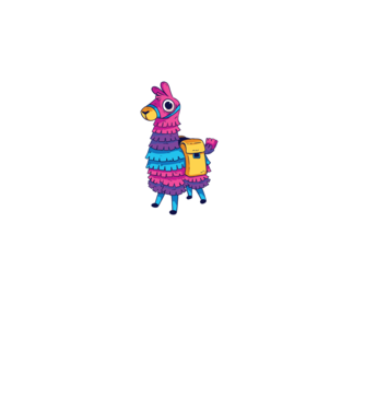 Fortnite LLama - Tricou gamer cu lama model turcoaz pe tricou
