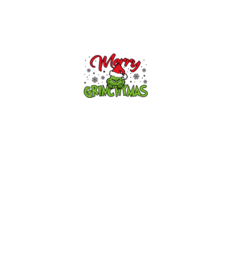 Merry Grinchymas - Grinch model negru pe tricou