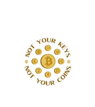 Criptomonede model alb pe tricou