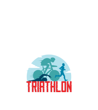 Triatlon Sport model nisipiu pe tricou