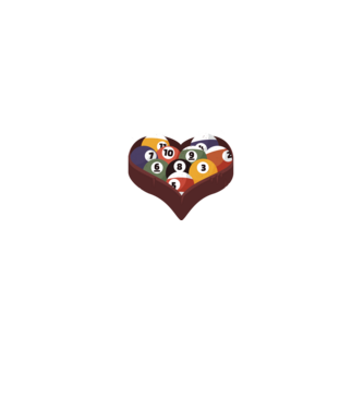 I break hearts - Biliard model negru pe tricou