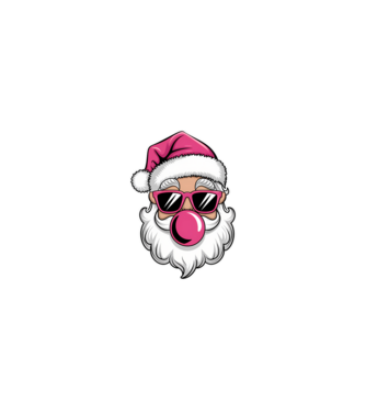 Bubble gum Santa 2 model nisipiu pe tricou