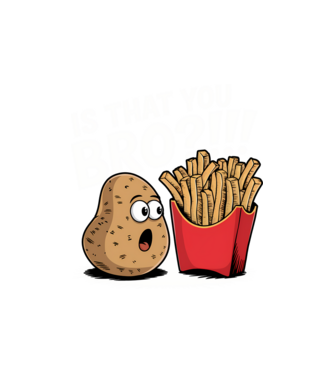 Is that you BRO?!! Negru model nisipiu pe tricou