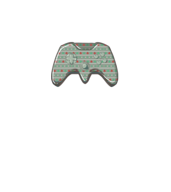 Controler Gamer Crăciun model galben neon pe tricou