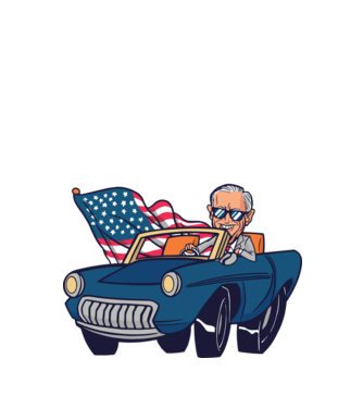 'Ridin'' with Biden - SUA 2020 alegeri' model turcoaz pe tricou