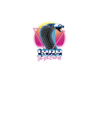 1989 Year of the Snake model negru pe tricou