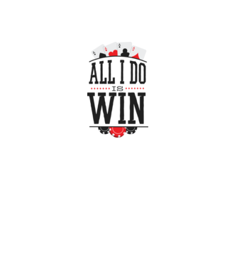 All I do is win Poker model gri pe tricou