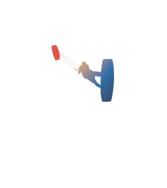 Kite Surfer model alb pe tricou