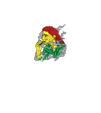 Dreadlock model negru pe tricou