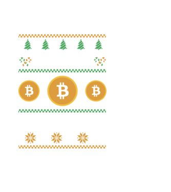 Merry Gainmas Bitcoin tricou cu pulovăr urât model negru pe tricou