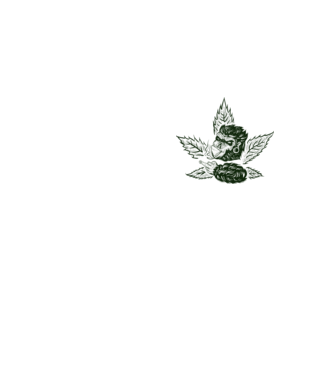 GORILĂ cannabis model galben neon pe tricou