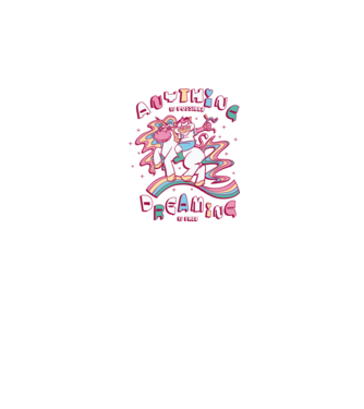 Orice este posibil Unicorn model alb pe tricou