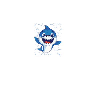 Baby Shark tricou drăguț cu rechin model gri pe tricou