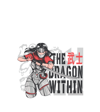 Cyborg Ninja fată Anime model alb pe tricou