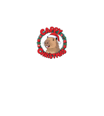 Cappy Christmas 1 model alb pe tricou