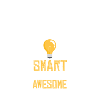 Smart este noul cool model negru pe tricou