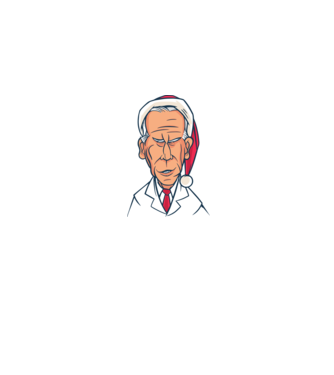 Crăciun Biden model albastru jeanși pe tricou