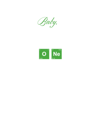 Baby you are the one model negru pe tricou