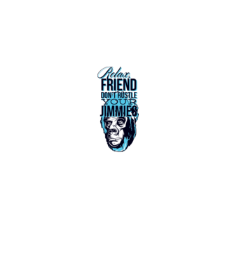 Relax Friend model gri pe tricou