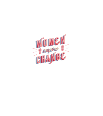 Women inspire change Ziua Femeii model alb pe tricou