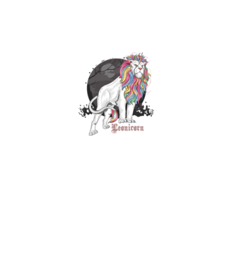 Leonicorn model turcoaz pe tricou