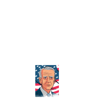 Joe Biden USA model albastru închis pe tricou