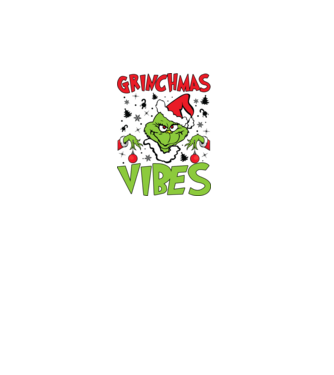Grinchmas Vibes - Grinch model turcoaz pe tricou