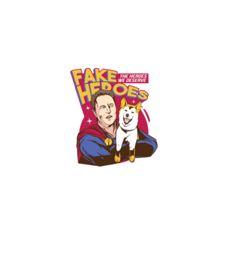Fake Hero Elon Musk model  pe tricou