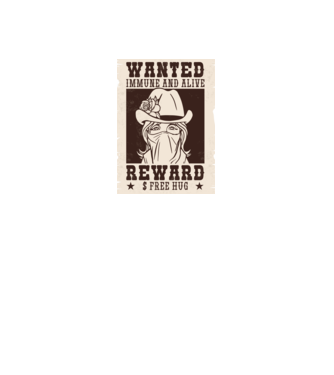 Afiș Wanted - Îmbrățișări gratuite model portocaliu neon pe tricou