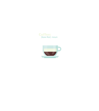 Definiție cafea model negru pe tricou
