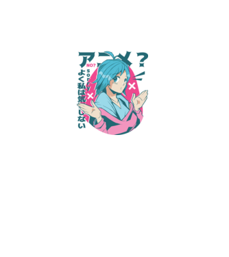 Tricou Anime model alb pe tricou
