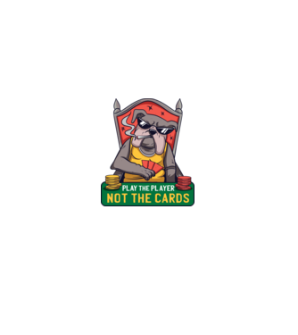 Bulldog Poker model negru pe tricou