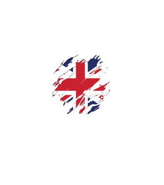UK Steagul Regatului Unit model negru pe tricou