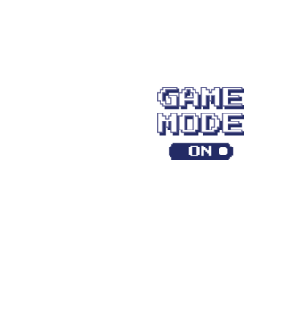 Game mode on Gamer pixel model galben neon pe tricou