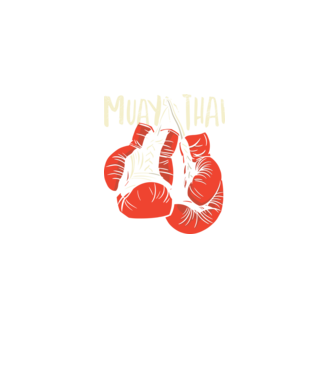 Muay Thai model negru pe tricou