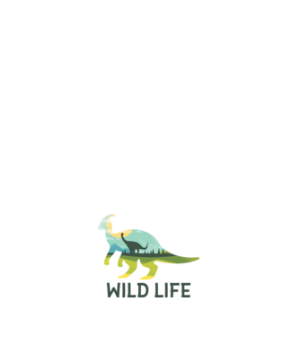 Dinosaur model albastru închis pe tricou