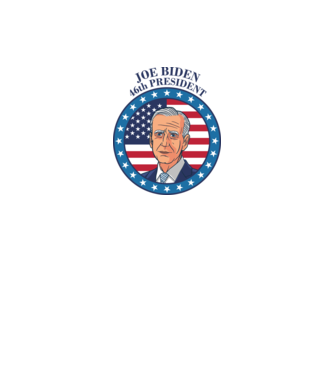 Joe Biden cel de-al 46-lea președinte al SUA model alb pe tricou