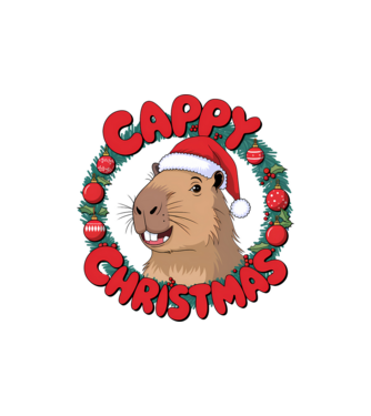 Cappy Christmas 1 model nisipiu pe tricou